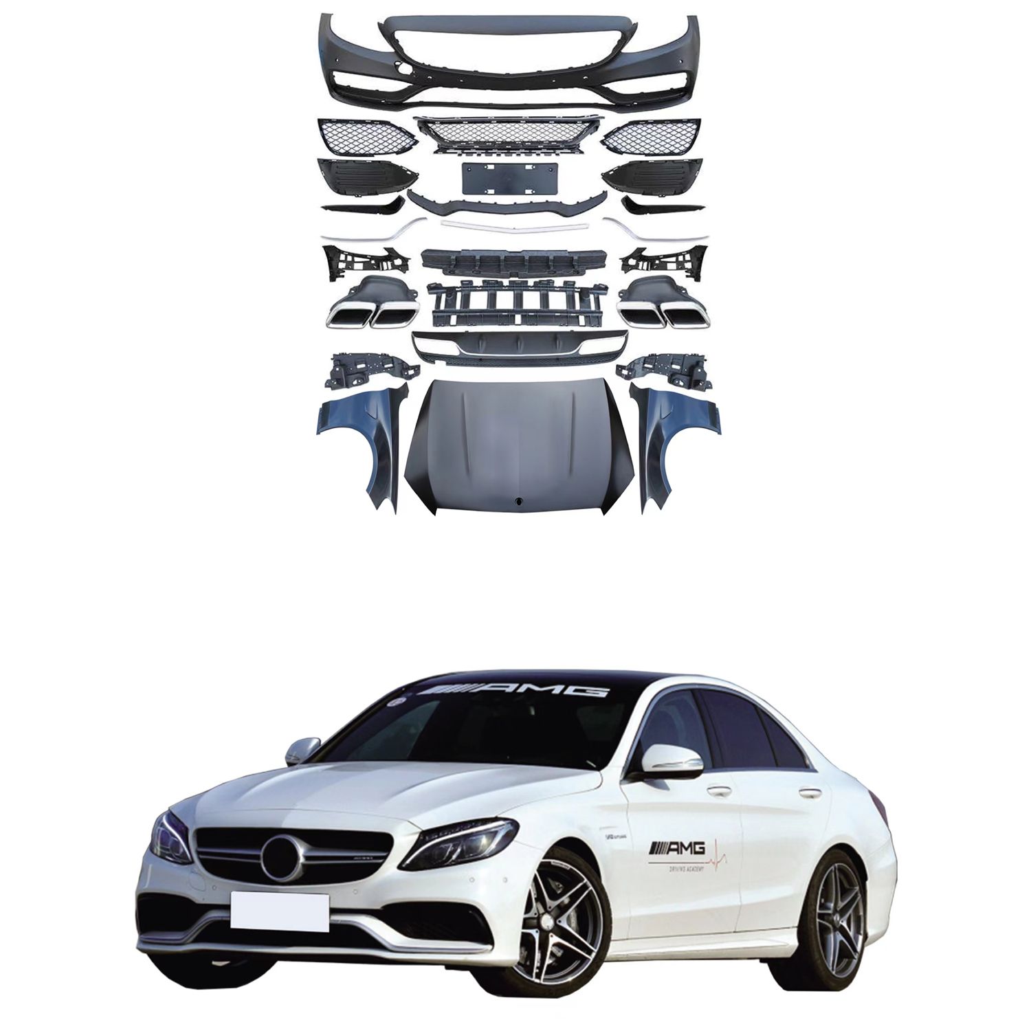 C63 AMG body kit W205